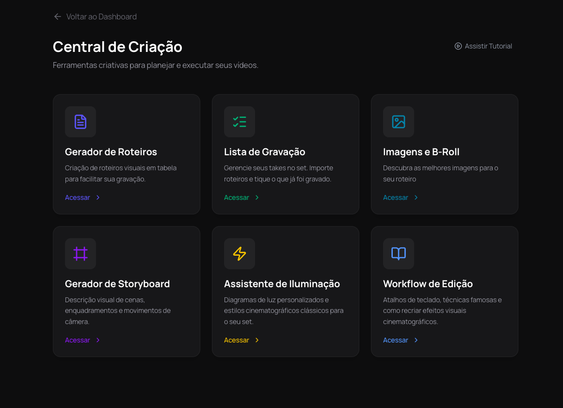 Hub de Criação